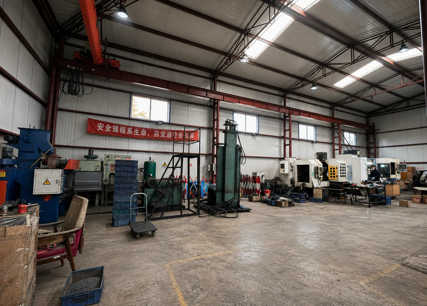 三金威滚珠丝杠车间