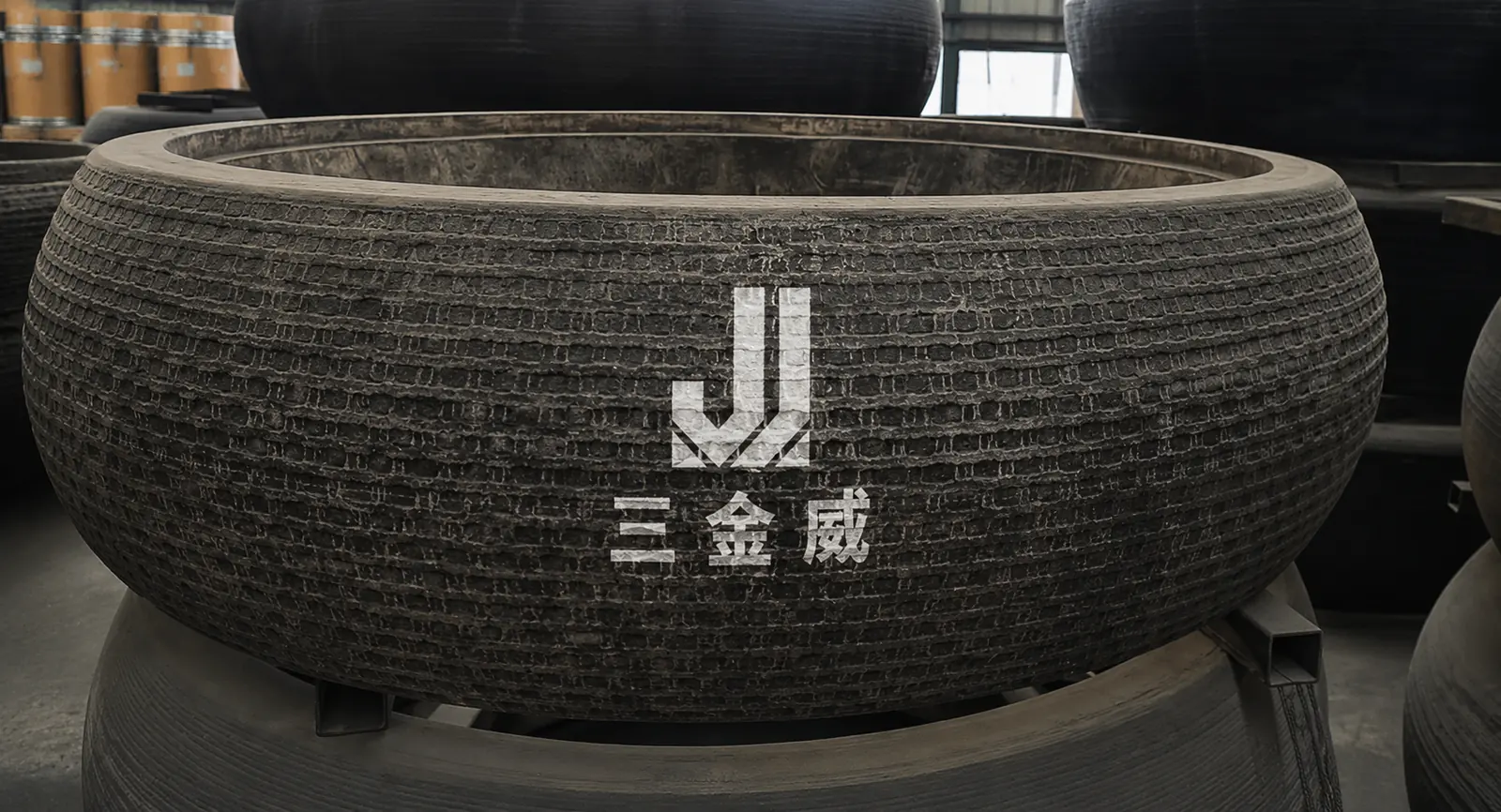 合金柱钉辊实物照片